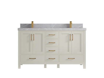 Malibu 60 in. W x 22 in. D Double Sink Bathroom Vanity - Willow Bath and Vanity
