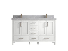 Malibu 60 in. W x 22 in. D Double Sink Bathroom Vanity - photo 33
