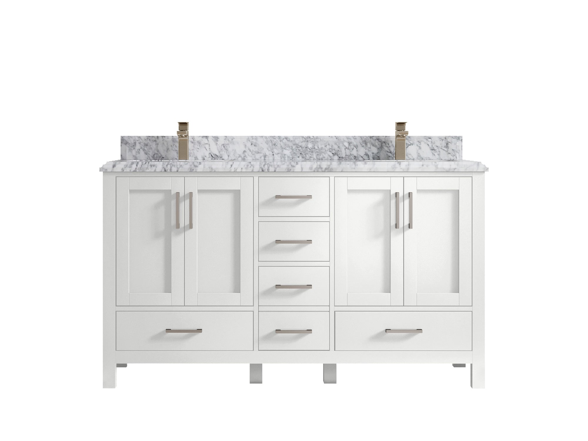 Malibu 60 in. W x 22 in. D Double Sink Bathroom Vanity - Willow Bath and Vanity