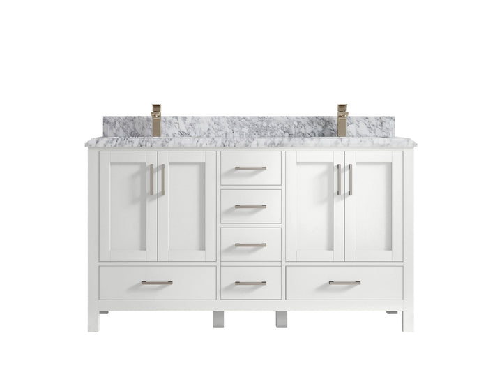 Malibu 60 in. W x 22 in. D Double Sink Bathroom Vanity - photo 23