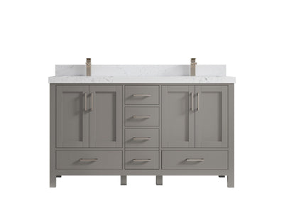 Malibu 60 in. W x 22 in. D Double Sink Bathroom Vanity - Willow Bath and Vanity