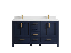 Malibu 60 in. W x 22 in. D Double Sink Bathroom Vanity - photo 31