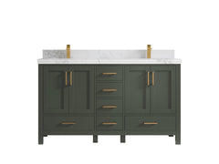 Malibu 60 in. W x 22 in. D Double Sink Bathroom Vanity - photo 22