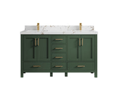 Malibu 60 in. W x 22 in. D Double Sink Bathroom Vanity - photo 37