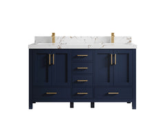Malibu 60 in. W x 22 in. D Double Sink Bathroom Vanity - photo 39