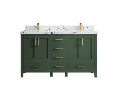 Malibu 60 in. W x 22 in. D Double Sink Bathroom Vanity - Willow Bath and Vanity