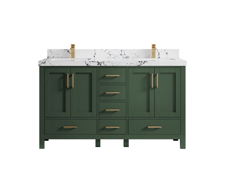 Malibu 60 in. W x 22 in. D Double Sink Bathroom Vanity - photo 41