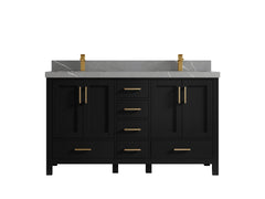 Malibu 60 in. W x 22 in. D Double Sink Bathroom Vanity - photo 35