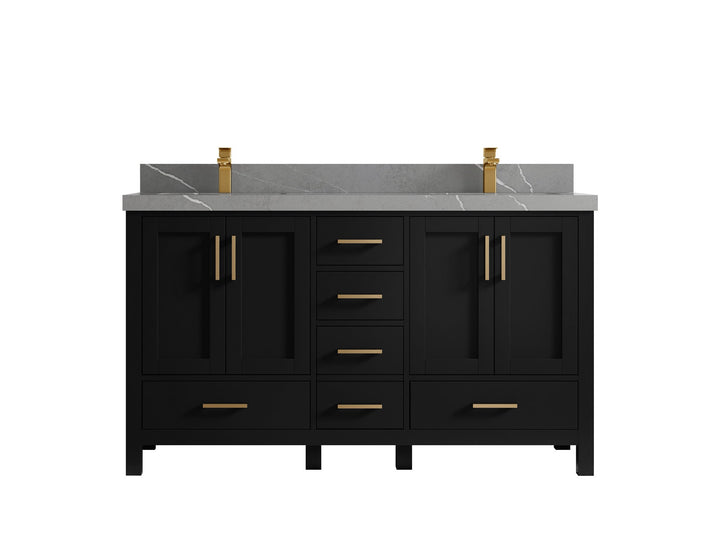 Malibu 60 in. W x 22 in. D Double Sink Bathroom Vanity - photo 35