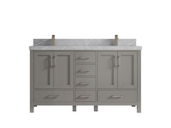 Malibu 60 in. W x 22 in. D Double Sink Bathroom Vanity - photo 33