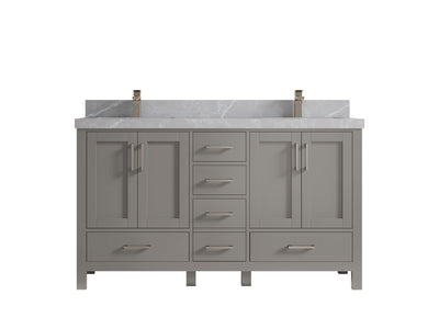 Malibu 60 in. W x 22 in. D Double Sink Bathroom Vanity - Willow Bath and Vanity