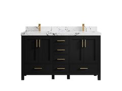 Malibu 60 in. W x 22 in. D Double Sink Bathroom Vanity - photo 41