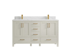 Malibu 60 in. W x 22 in. D Double Sink Bathroom Vanity - photo 25