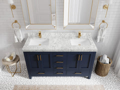Malibu 60 in. W x 22 in. D Double Sink Bathroom Vanity - photo 10