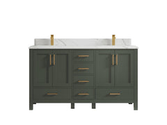 Malibu 60 in. W x 22 in. D Double Sink Bathroom Vanity - photo 30