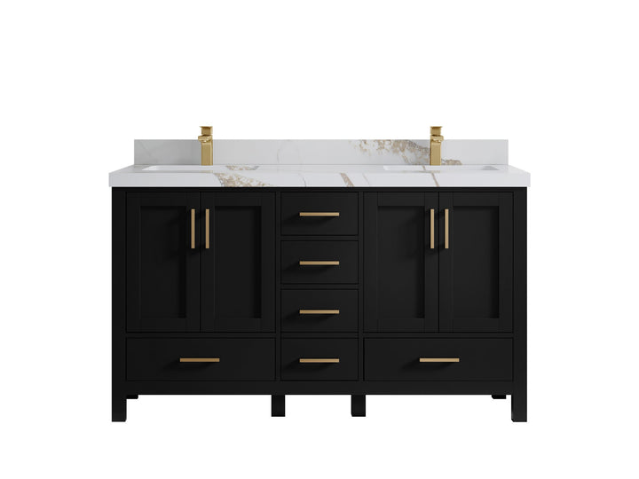 Malibu 60 in. W x 22 in. D Double Sink Bathroom Vanity - photo 15