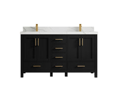 Malibu 60 in. W x 22 in. D Double Sink Bathroom Vanity - photo 17