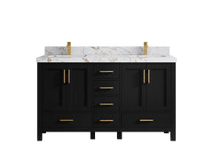Malibu 60 in. W x 22 in. D Double Sink Bathroom Vanity - photo 39