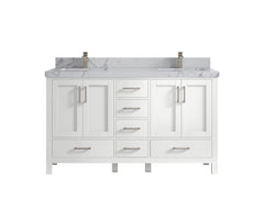 Malibu 60 in. W x 22 in. D Double Sink Bathroom Vanity - photo 43