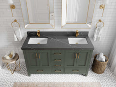 Malibu 60 in. W x 22 in. D Double Sink Bathroom Vanity - photo 39