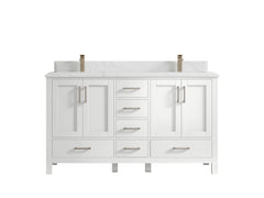 Malibu 60 in. W x 22 in. D Double Sink Bathroom Vanity - photo 27