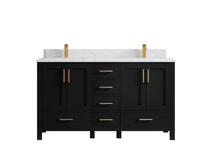 Malibu 60 in. W x 22 in. D Double Sink Bathroom Vanity - photo 27