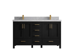 Malibu 60 in. W x 22 in. D Double Sink Bathroom Vanity - photo 33