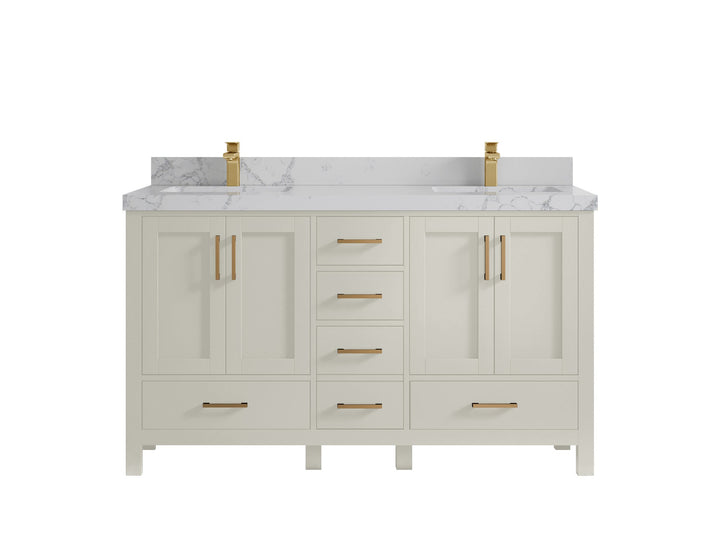 Malibu 60 in. W x 22 in. D Double Sink Bathroom Vanity - photo 41