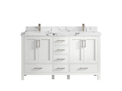 Malibu 60 in. W x 22 in. D Double Sink Bathroom Vanity - photo 41