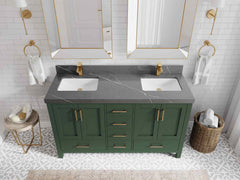 Malibu 60 in. W x 22 in. D Double Sink Bathroom Vanity - photo 34