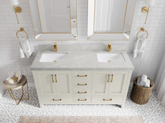 Malibu 60 in. W x 22 in. D Double Sink Bathroom Vanity - photo 30