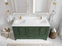 Malibu 60 in. W x 22 in. D Double Sink Bathroom Vanity - photo 28
