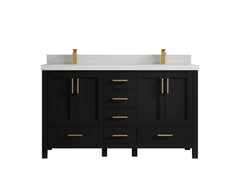 Malibu 60 in. W x 22 in. D Double Sink Bathroom Vanity - photo 13