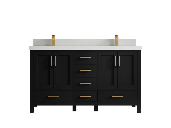 Malibu 60 in. W x 22 in. D Double Sink Bathroom Vanity - photo 13