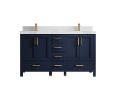 Malibu 60 in. W x 22 in. D Double Sink Bathroom Vanity - photo 19
