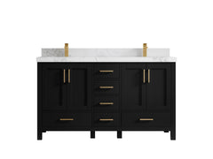 Malibu 60 in. W x 22 in. D Double Sink Bathroom Vanity - photo 19