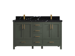 Malibu 60 in. W x 22 in. D Double Sink Bathroom Vanity - photo 16