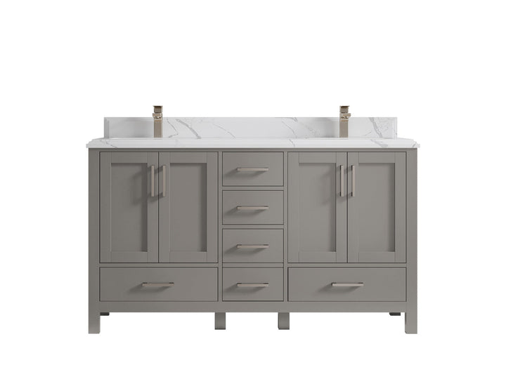 Malibu 60 in. W x 22 in. D Double Sink Bathroom Vanity - photo 25