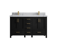 Malibu 60 in. W x 22 in. D Double Sink Bathroom Vanity - photo 43