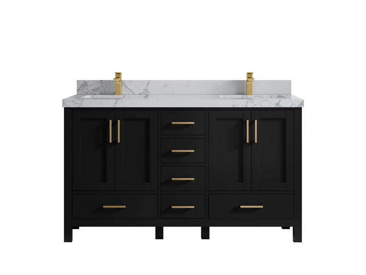 Malibu 60 in. W x 22 in. D Double Sink Bathroom Vanity - photo 43