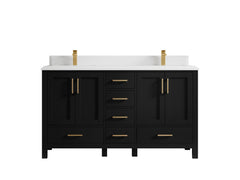 Malibu 60 in. W x 22 in. D Double Sink Bathroom Vanity - photo 29
