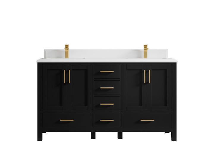 Malibu 60 in. W x 22 in. D Double Sink Bathroom Vanity - photo 29