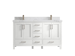 Malibu 60 in. W x 22 in. D Double Sink Bathroom Vanity - photo 19