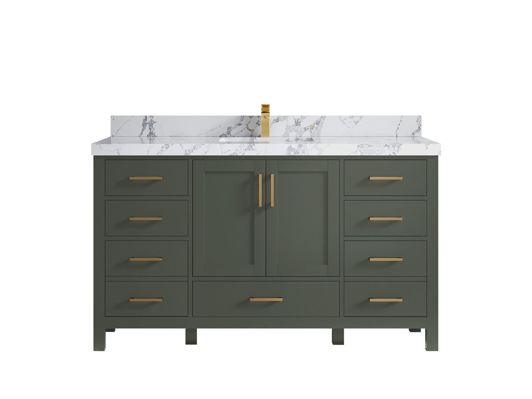 Malibu 60 in. W x 22 in. D Single Sink Bathroom Vanity - Willow Bath and Vanity