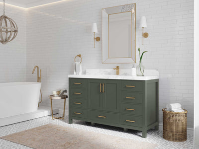 Malibu 60 in. W x 22 in. D Single Sink Bathroom Vanity - Willow Bath and Vanity