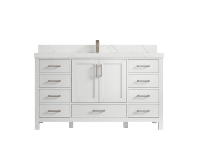 Malibu 60 in. W x 22 in. D Single Sink Bathroom Vanity - Willow Bath and Vanity