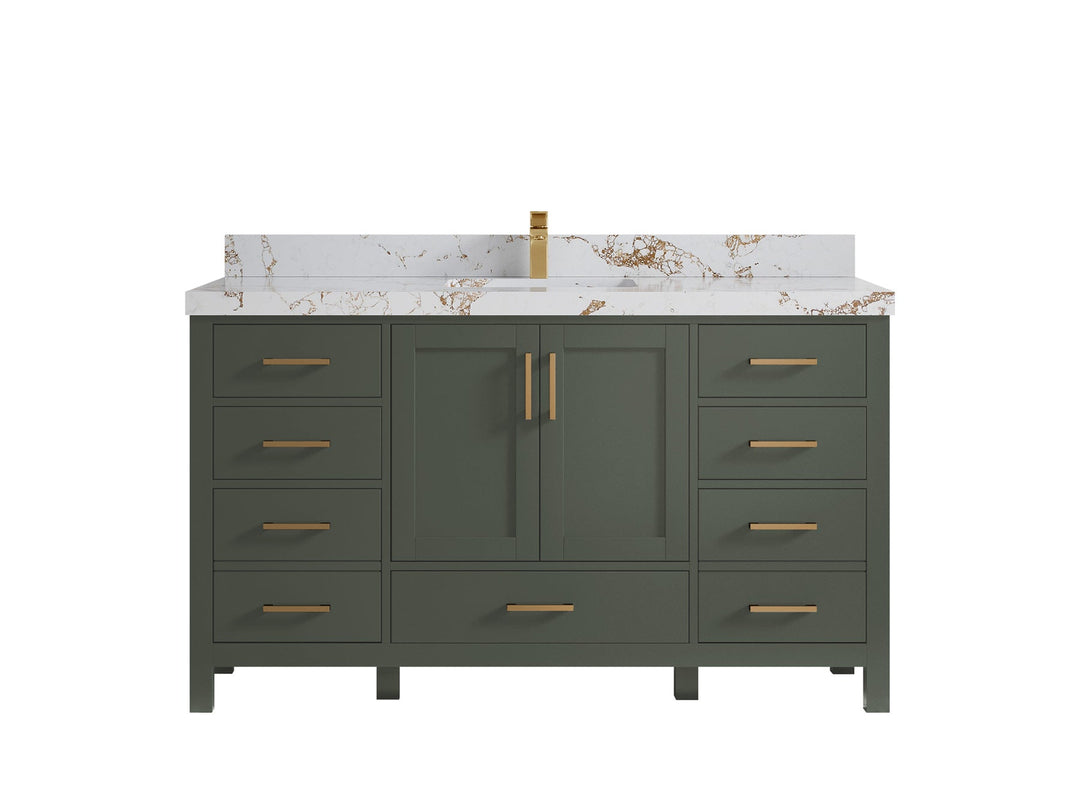 Malibu 60 in. W x 22 in. D Single Sink Bathroom Vanity - Willow Bath and Vanity