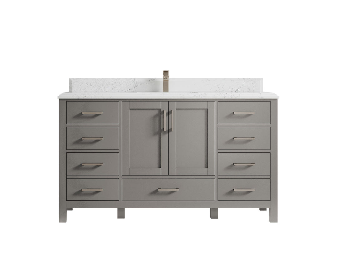 Malibu 60 in. W x 22 in. D Single Sink Bathroom Vanity - Willow Bath and Vanity