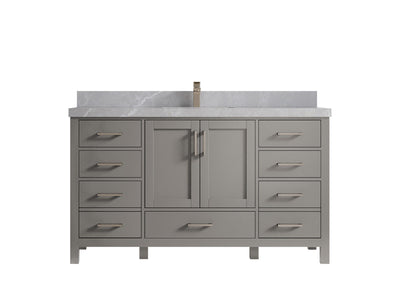 Malibu 60 in. W x 22 in. D Single Sink Bathroom Vanity - Willow Bath and Vanity