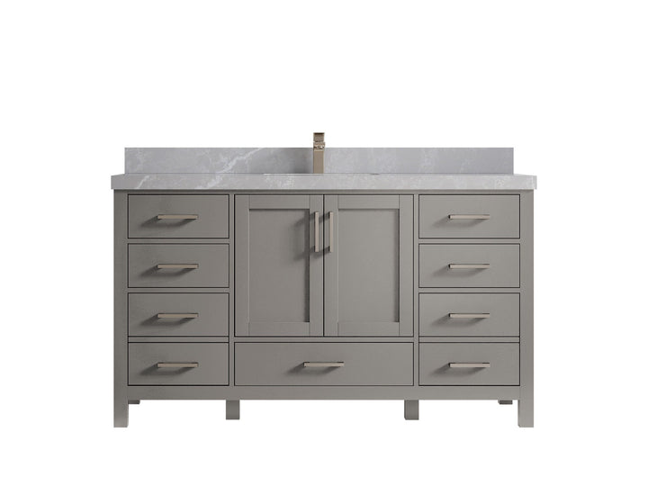 Malibu 60 in. W x 22 in. D Single Sink Bathroom Vanity - photo 33